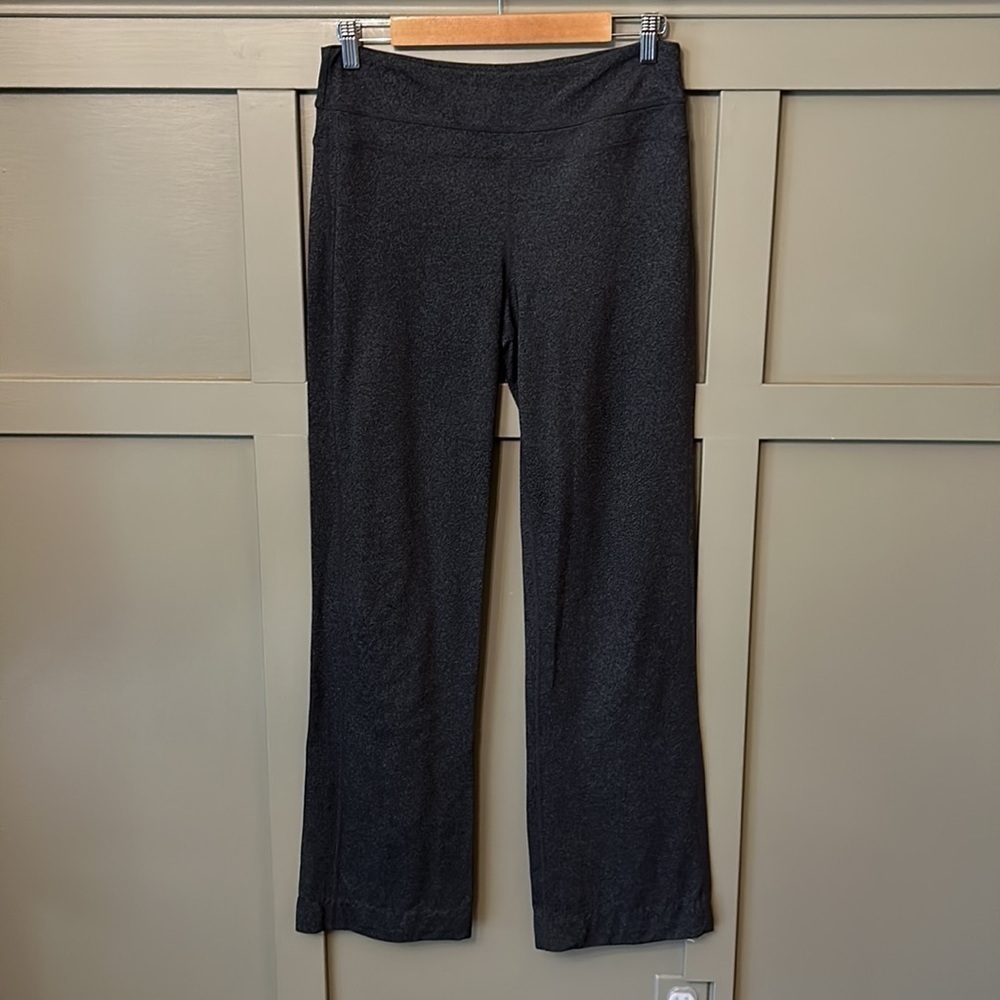 Prana Audrey Pant Bootcut Yoga Activewear Athletic Pants Charcoal Size Medium